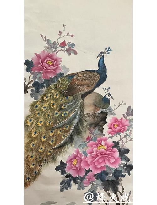 每日读画|红梅绽芳蕊 孔雀送祥瑞 每日读画|红梅绽芳蕊 孔雀送祥瑞